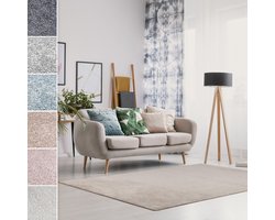 FLOORDIREKT Vloerkleed - Tapijt - Sundae - Pluizig Tapijt - Beige - 200 x 300 cm