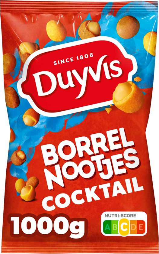 Duyvis Borrelnootjes Cocktail - Pinda Noten - 1 kg