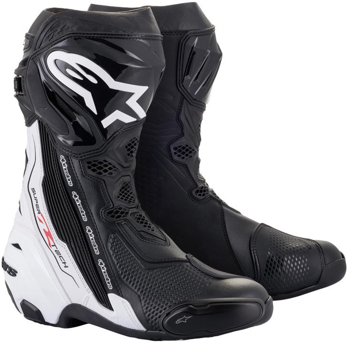 Alpinestars Supertech R Zwart Wit Motorlaarzen - Laars
