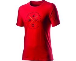 Castelli SARTO TEE Red/Blue - Mannen - maat XXL