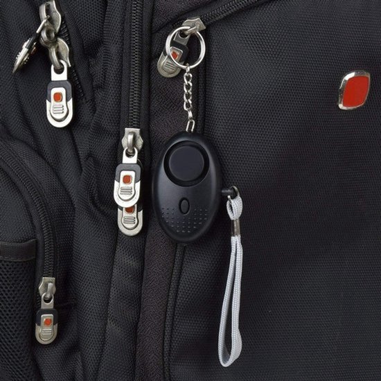 2 stuks | 140 dB | persoonlijk zakalarm | met zaklamp | sleutelhanger | paniekalarm | Veiligheid Alarm Persoonlijke Alarmknop | Incl. Batterij | zelfverdediging sirene | voor vrouwen, meisjes en ouderen | Zelfverdediging