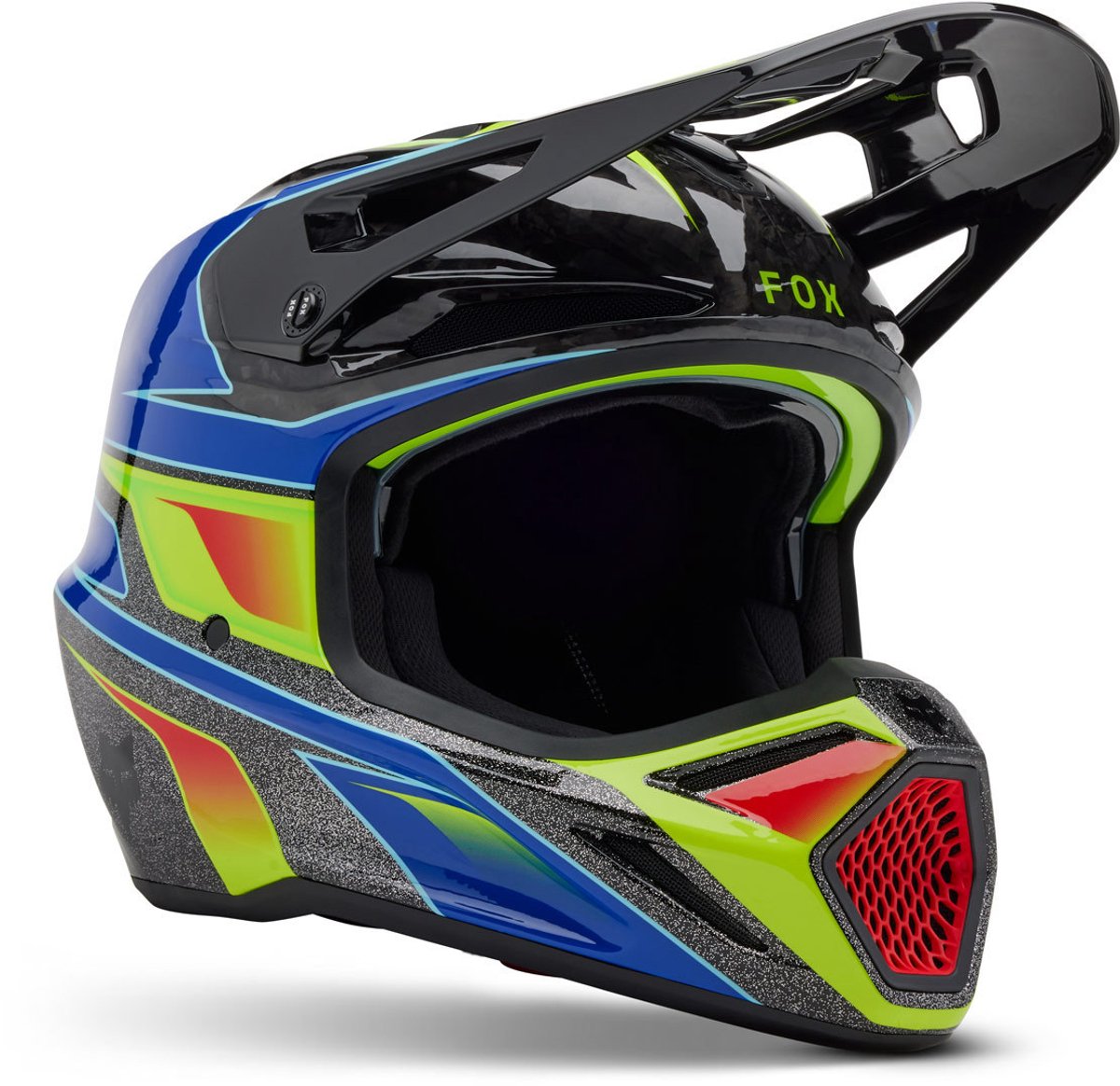 FOX V3 RS Acric MIPS Multicolor Rood Crosshelm - Helm