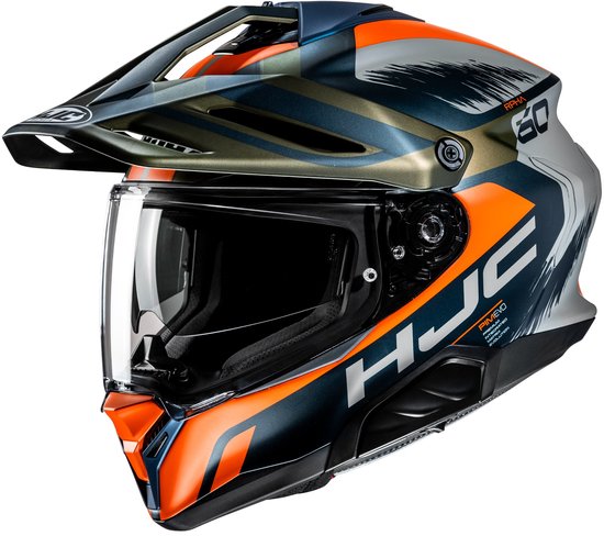 hjc-rpha-60-quid-zwart-oranje-goud-zilver-adventure-motorhelm-maat-xl