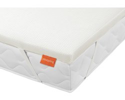sleepling 180 x 200 x 5 cm topper stevig topmatras, hardheidsgraad 3 tot 100 kg, matras topper, wasbaar, Ökotex