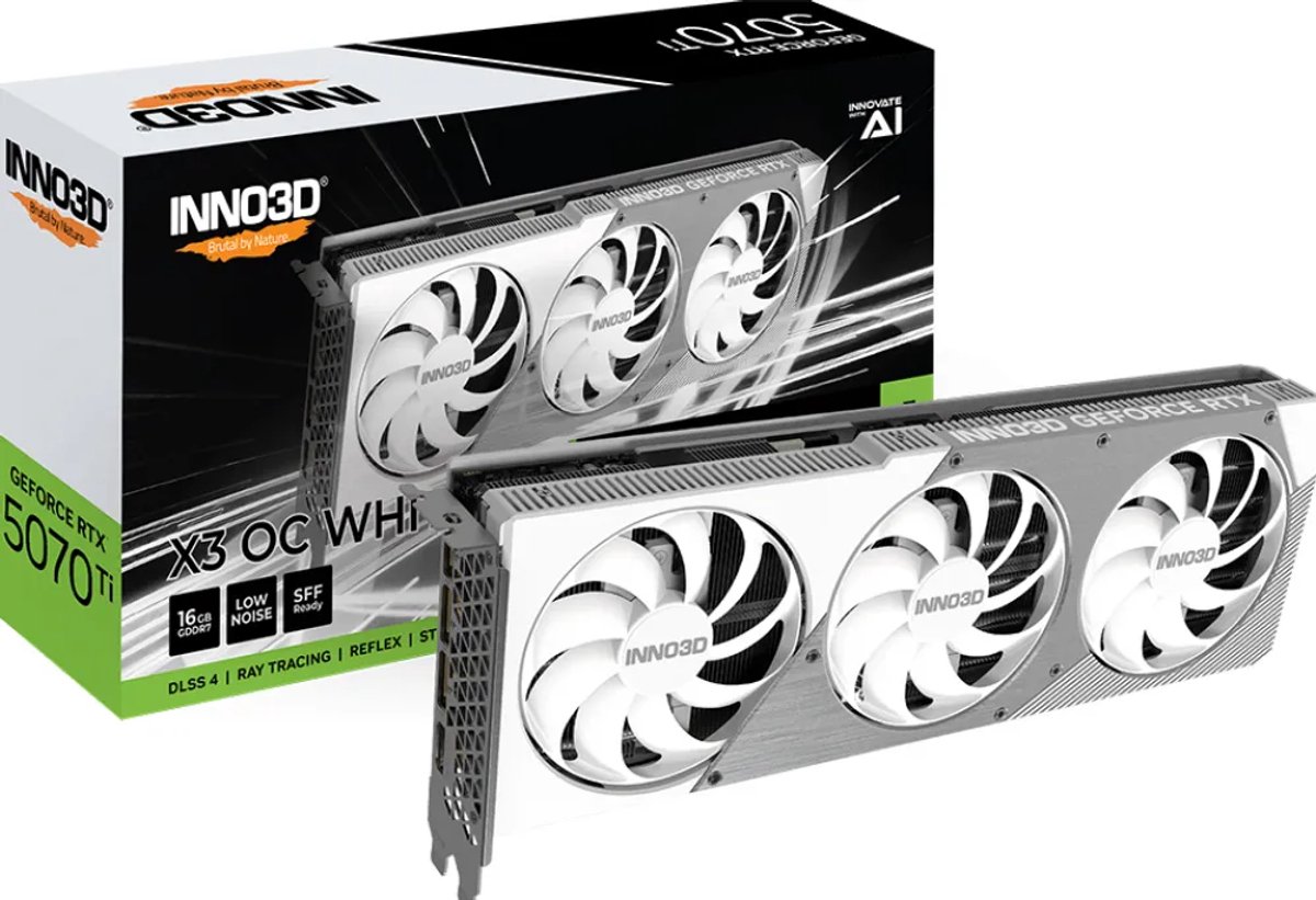 INNO3D GeForce RTX 5070 Ti X3 OC WHITE 16GB