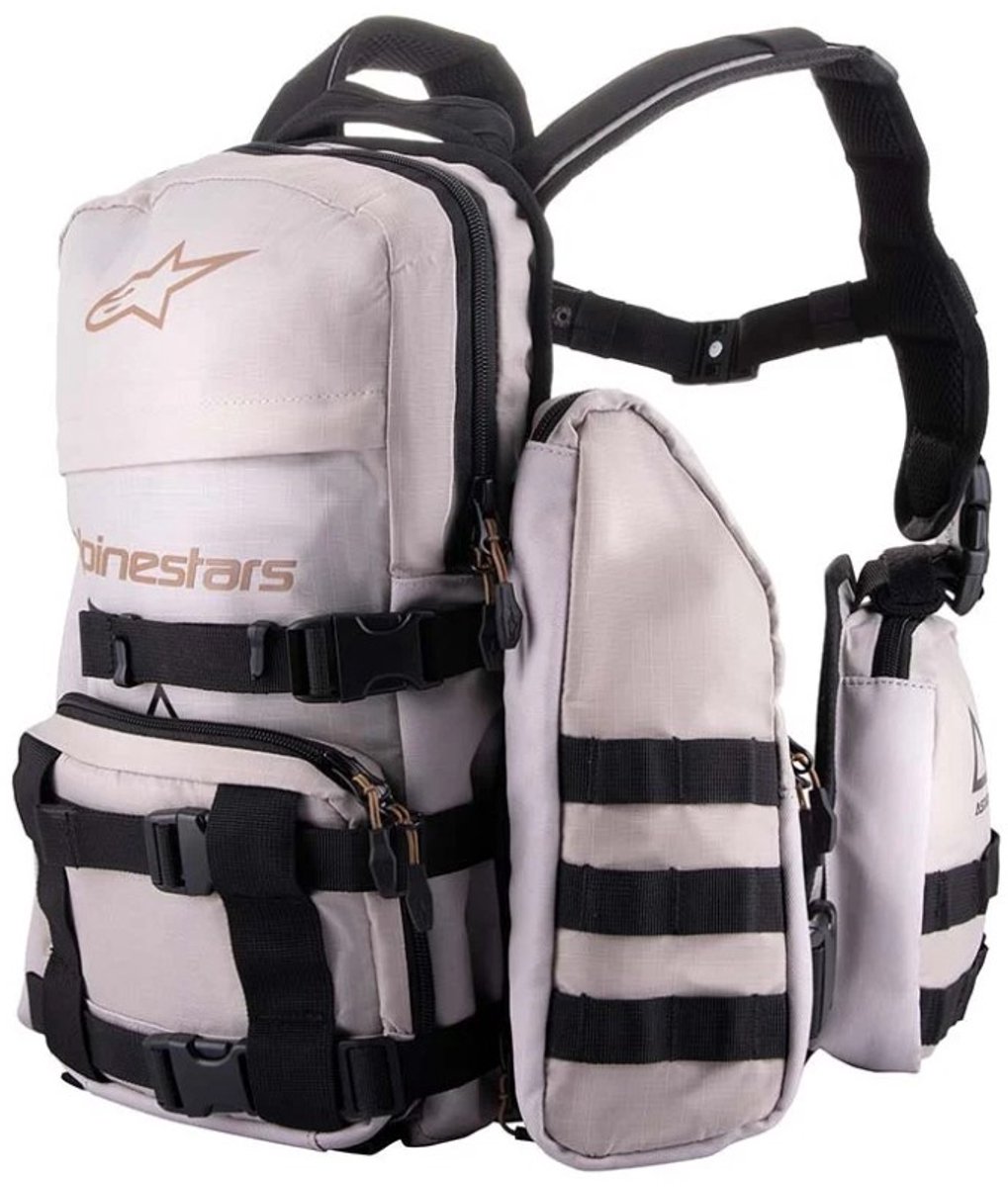 Alpinestars Techdura Tactical Pack Warm Grijs Zwart - Maat - Rugzak