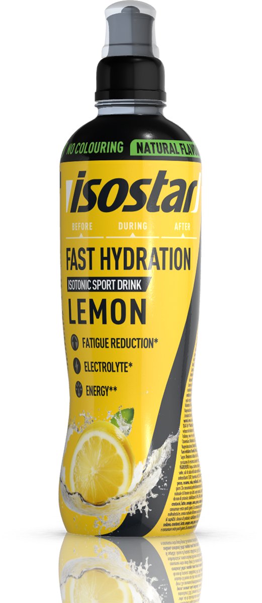 Isostar Fast Hydration lemon 12x500 ml van Merkloos — afbeelding 2