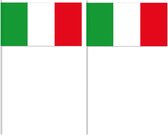 10 drapeaux agitant Italie 12 x 24 cm