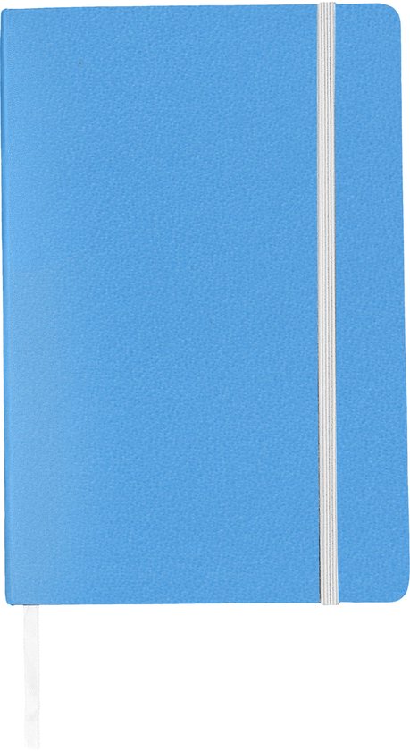 Écriture de luxe bleue réglée au format A5