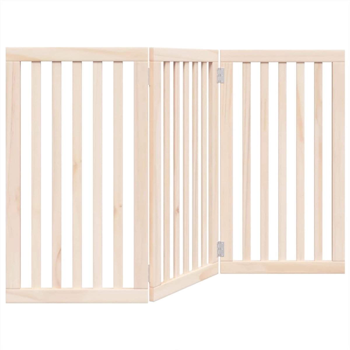 Bol.com vidaXL - Hondenhek - opvouwbaar - 3 - panelen - 150 - cm - populierenhout aanbieding
