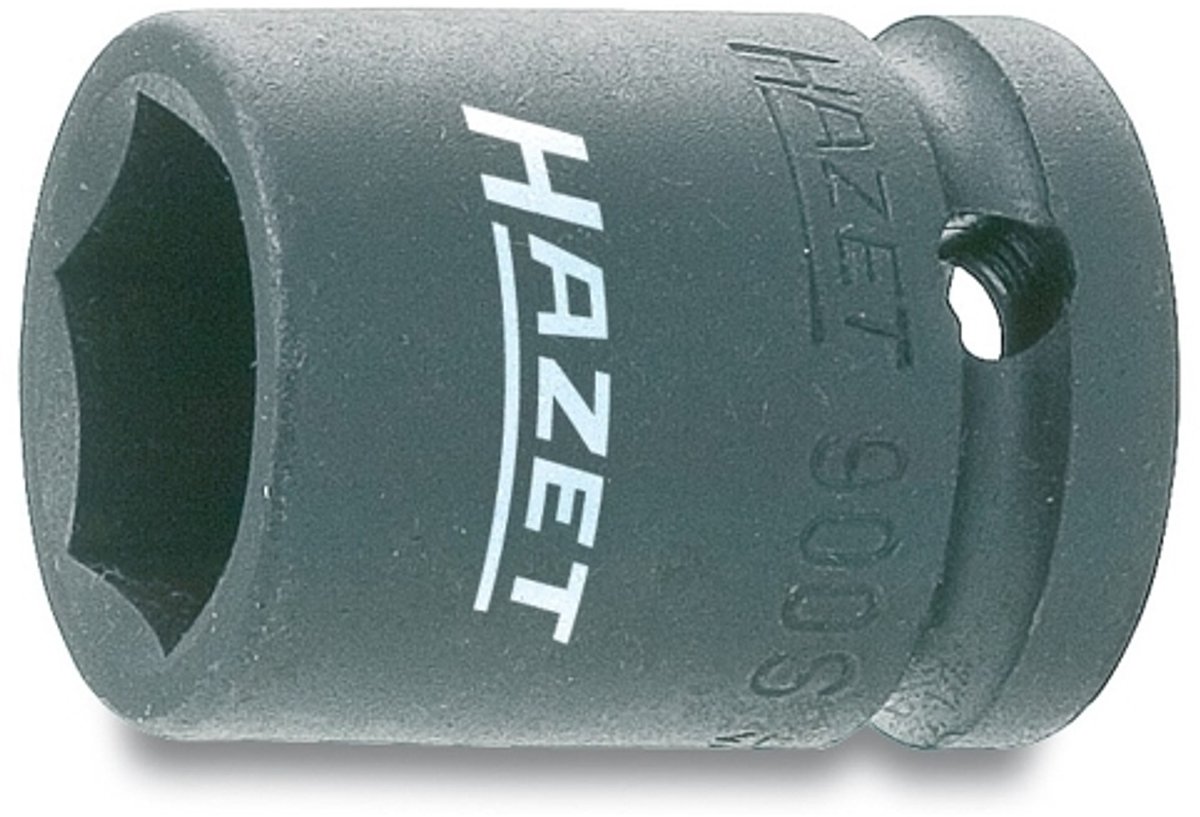 HAZET Krachtdopsleutel 900S-22 · 1/2 inch (12,5 mm) vierkant hol · Buiten-zeskant-tractieprofiel · SW 22 mm