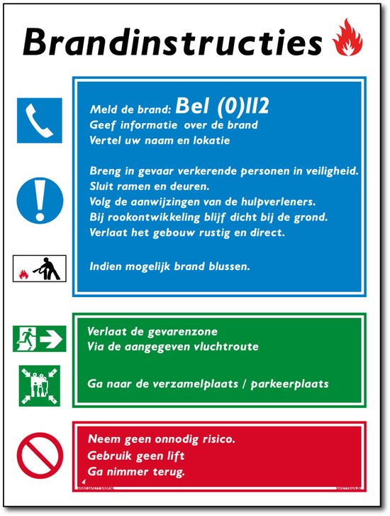 VSafety Brandschutzzeichen „Feueralarm“ – 300 X 400 Mm, Gelb/schwarz, Kunststoff Nach EN ISO 7010