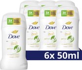Déodorant anti-transpirant Dove Advanced Care Go Fresh en stick - Concombre - formule améliorée avec technologie Pro-Ceramide - 6 x 50 ml