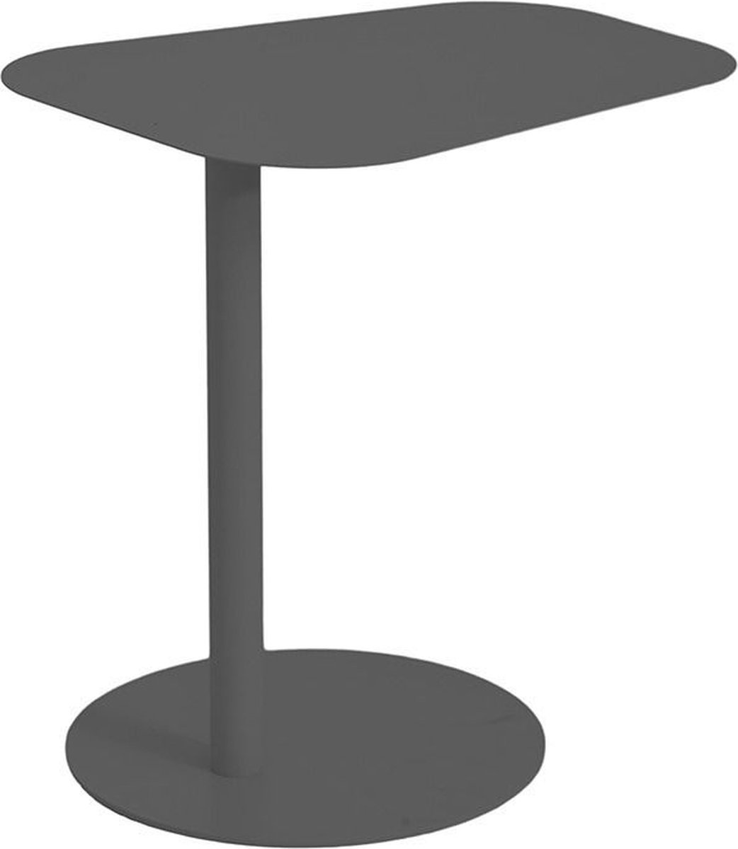 Sens-Line Table d'appoint Boris - Acier anthracite - 50x38x50 cm