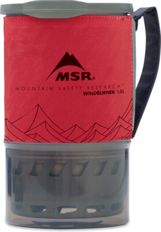 MSR WindBurner 1.0L Sys,Red,3Lang - Campingkooktoestel - - Red van MSR — afbeelding 4