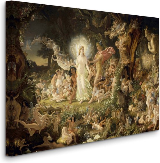 Sir Joseph Noel Paton - The Quarrel of Oberon and Titania - De ruzie van Oberon en Titania - 2:3