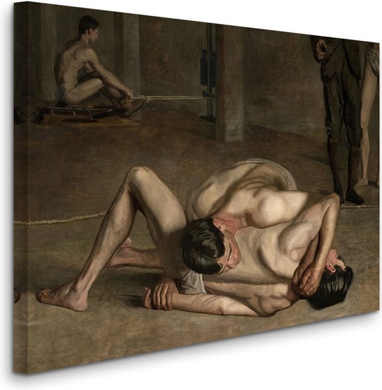 Thomas Eakins - Wrestlers - Worstelaren (1899) - 2:3