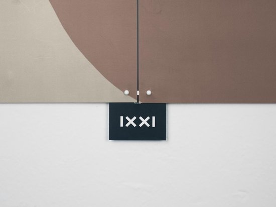 IXXI Mocha, Divers - 100 x 140 cm - Support de suspension gratuit - Grande décoration murale et affiches - Minimaliste, Graphisme, Abstrait, Géométrique
