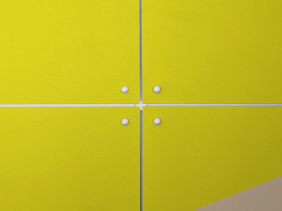 IXXI Color blocking - Yellow Beige - Décoration murale - Abstrait - 80 x 100 cm