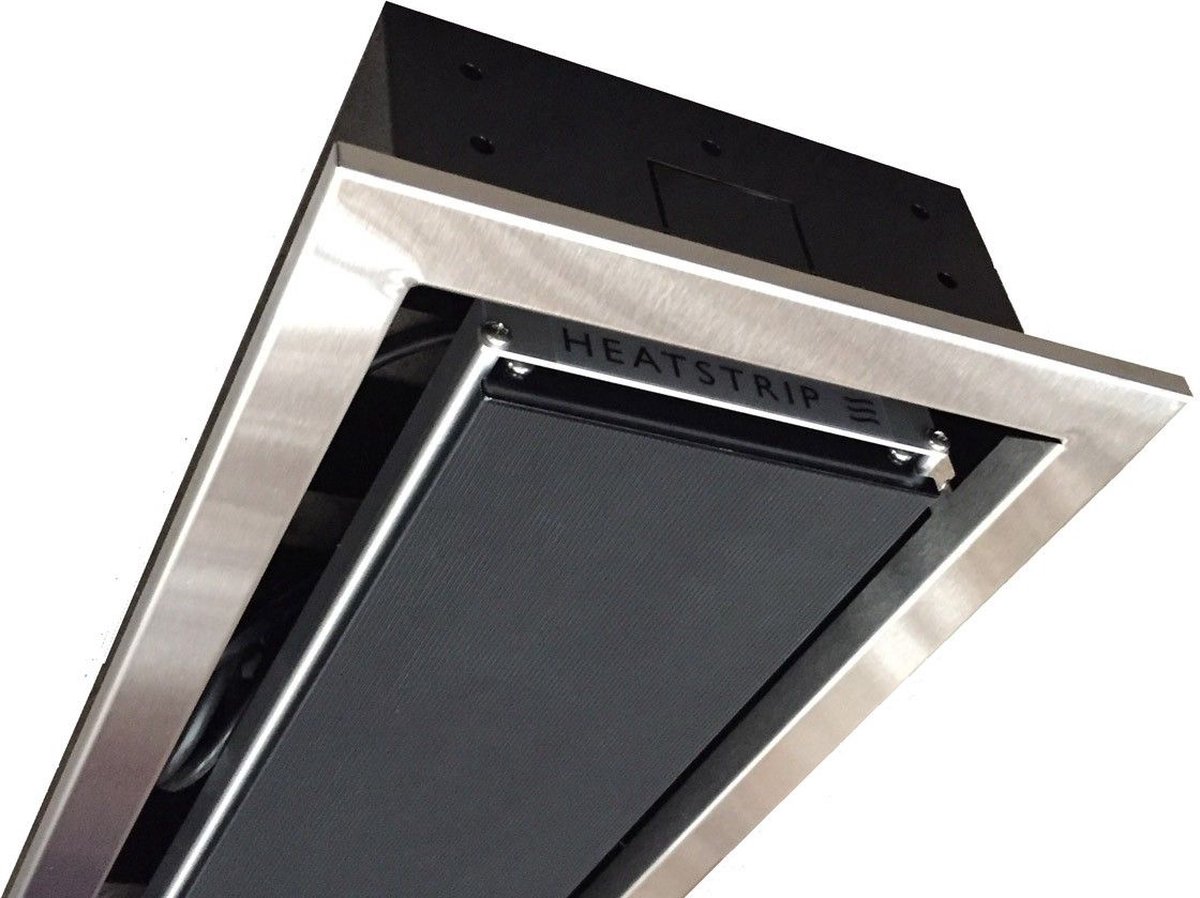 Heatstrip Recessed Mounting Frame Flushmount for Design 3200W - Stainless Steel