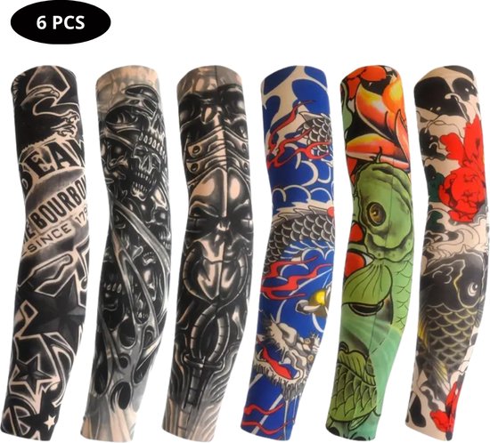 Boland Bol21004 Tribal Tattoo Mouwen Voor Volwassenen - Rock & Punk Accessoire