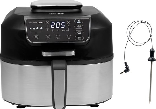 Princess Airfryer Grill XXL 182092 5.6L Zwart 1760W - Princess - €84,99