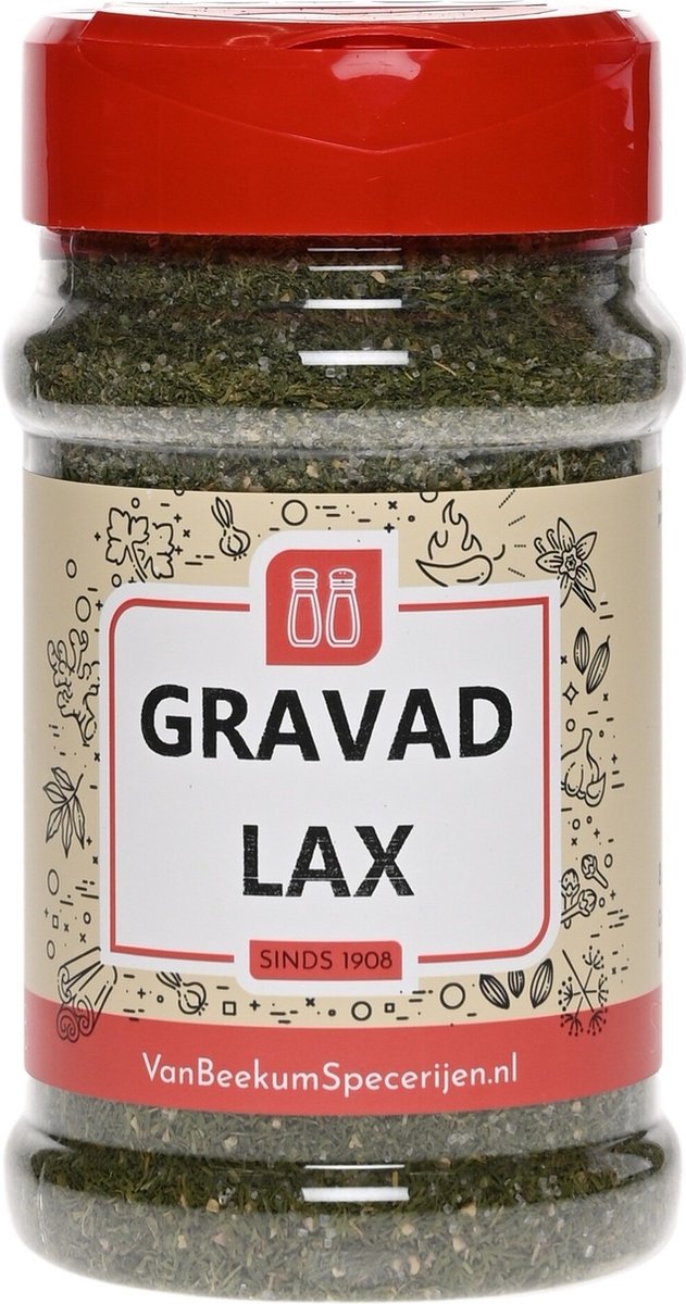 Goedkoopste Van Beekum Specerijen - Gravad Lax - Strooibus 160 gram