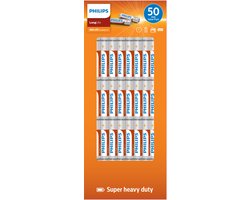 Philips Longlife - AAA Batterijen - 50 stuks