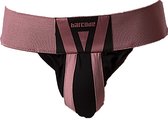 Jockstrap Barcode Berlin Zuri marron-violet/noir - Taille XL - Sous-vêtements pour homme - Jockstrap pour homme - Jockstrap homme
