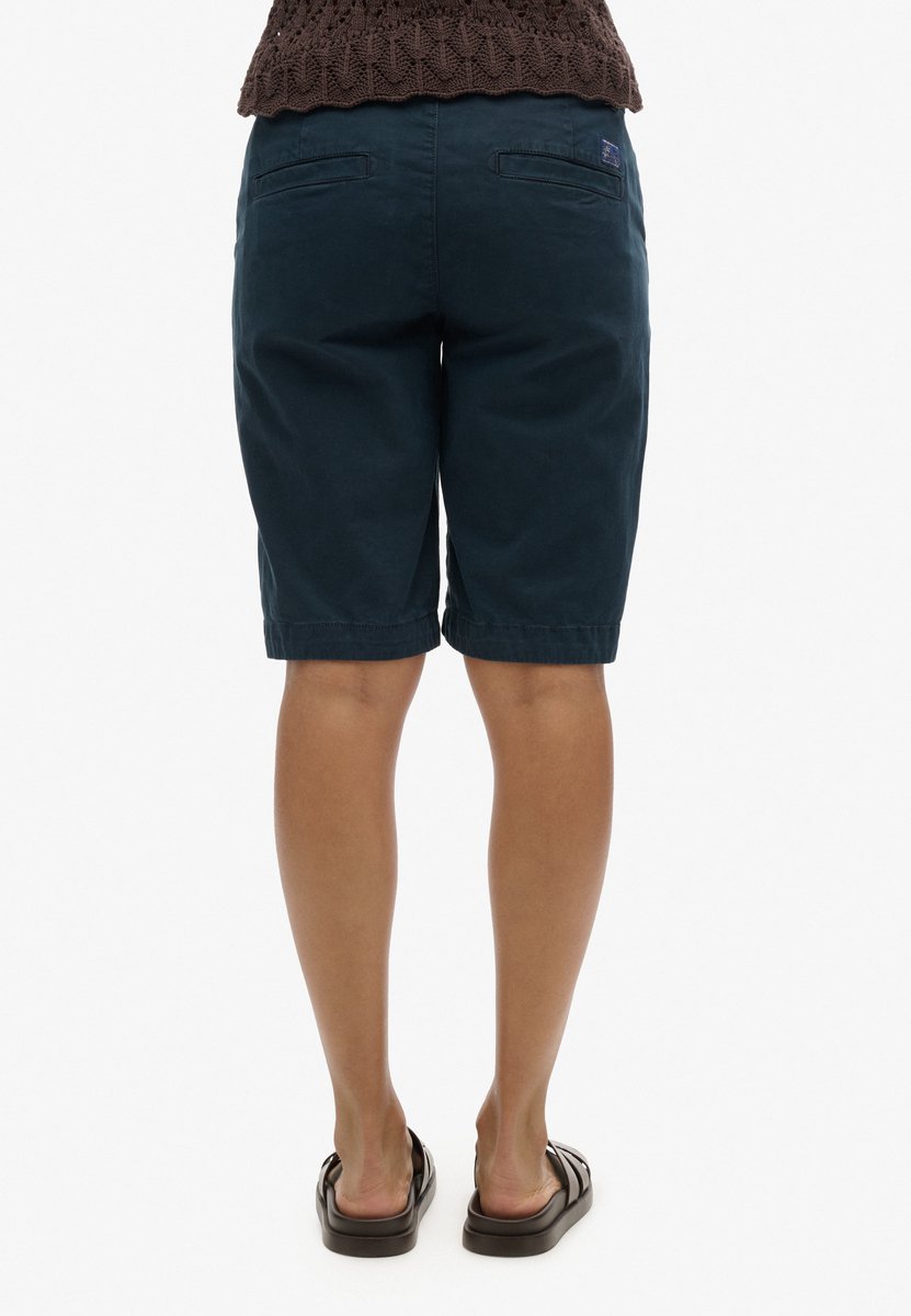 Superdry City chinoshort Dames Korte broeken Marineblauw