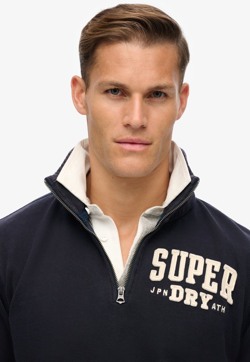 Superdry Vintage Athletic marine trui Blauw