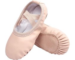1 paar - Balletschoenen - Dansschoenen - PU-leer - Geschikt voor kinderen van 9-10 jaar