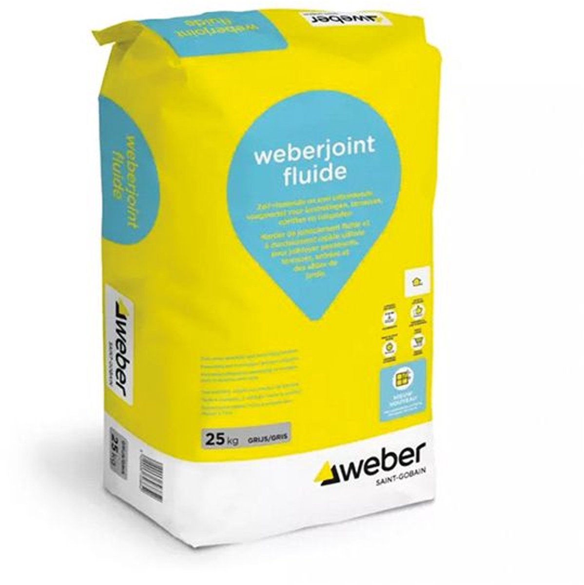 Weber weberjoint fluide voegmortel zak 25kg