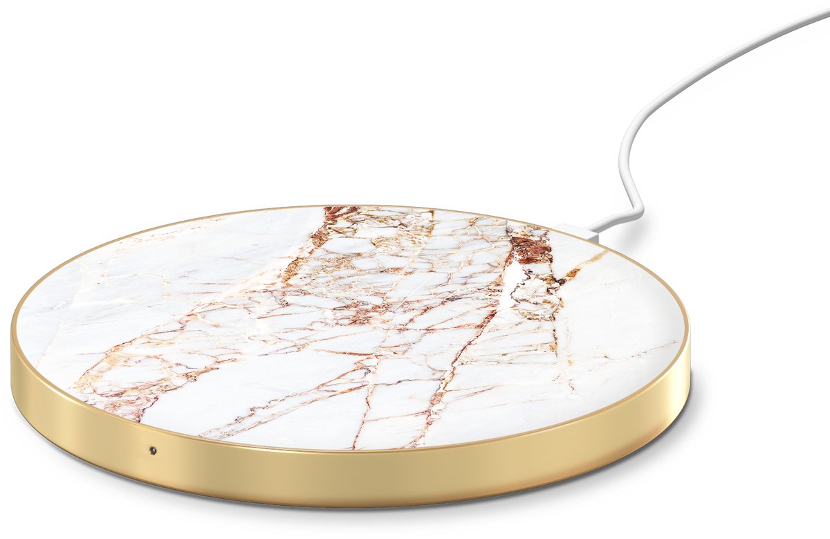 iDeal of Sweden Draadloze Oplader 10W Carrara Gold