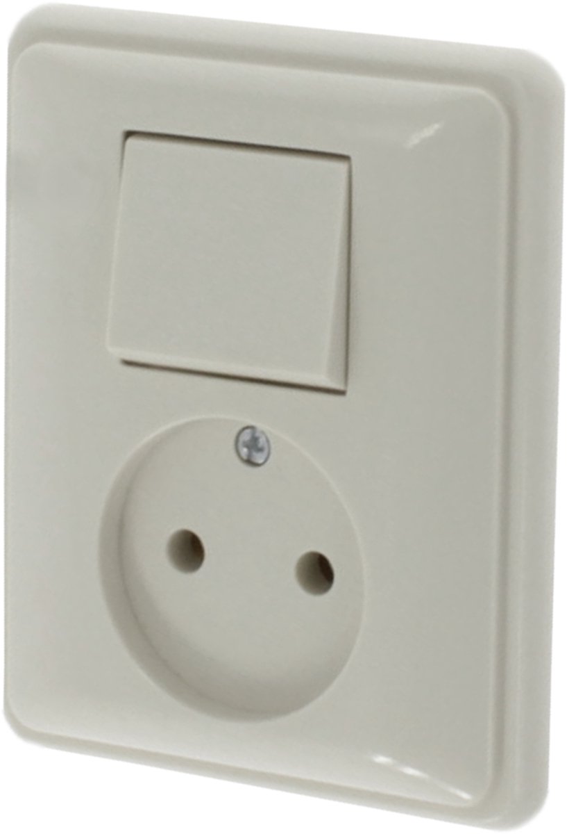 Peha Standard combinatie - inbouw - wissel - crème