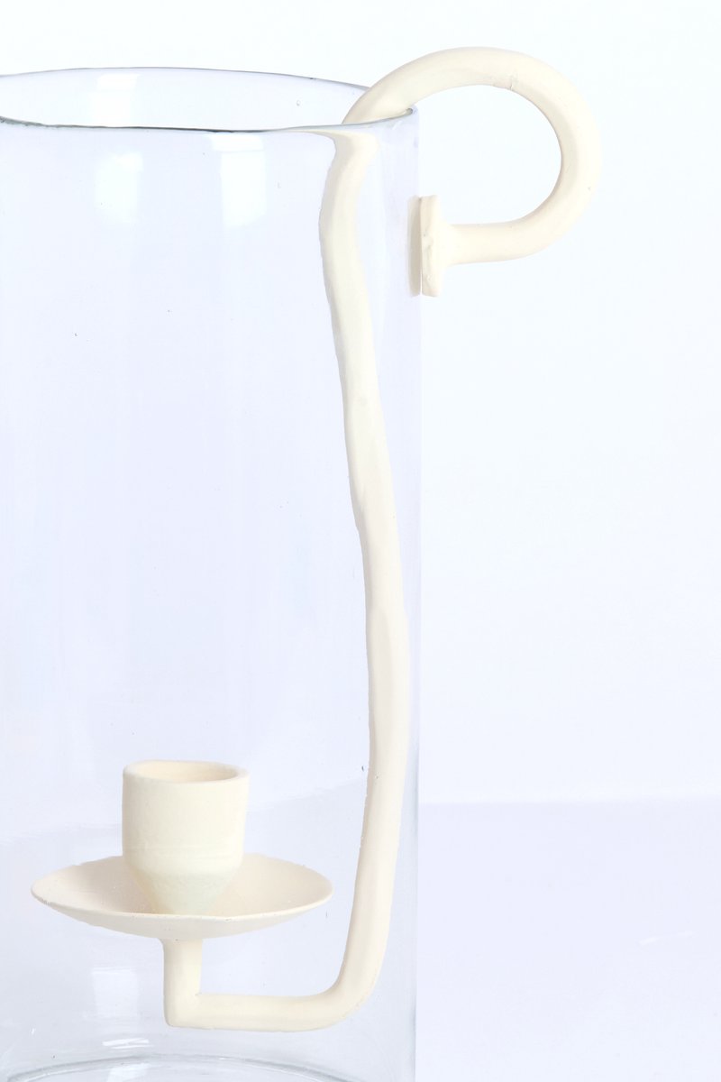 Windlicht DOLEGA - 17.5x13x28.5cm - Helder
