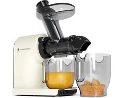 KitchenBrothers Slowjuicer – Sapcentrifuge – Compact – Juicer – Groenten en Fruitpers – 45 mm – 500 ml – Champagne