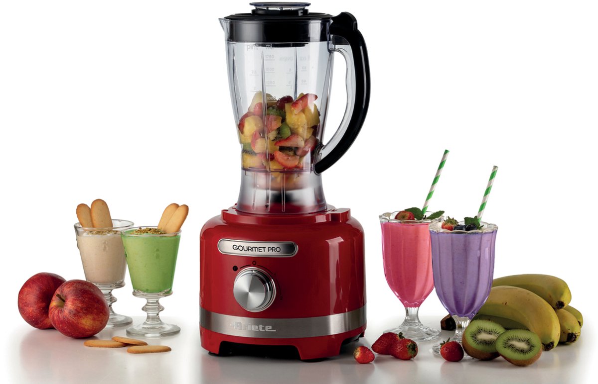Ariete 1782/00 - Moderna food processor - keukenmachine - hakmolen - blender - Rood thumbnail 5