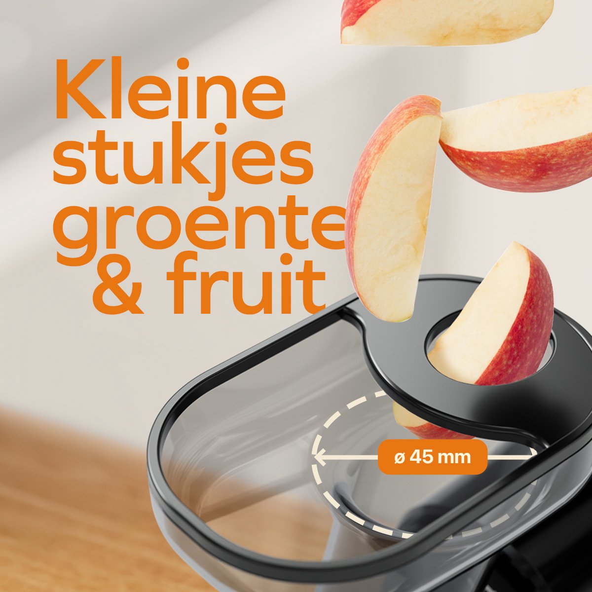KitchenBrothers Compact Slowjuicer - PFAS vrij thumbnail 4
