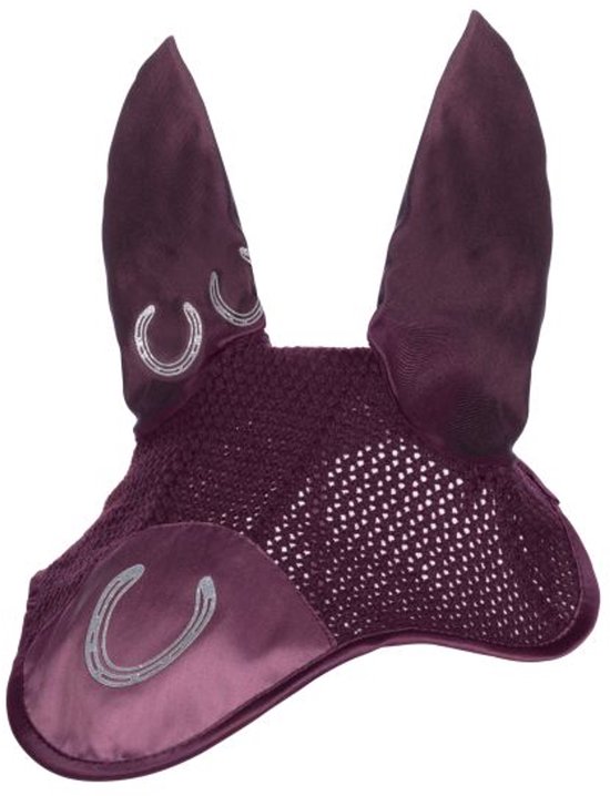 Bonnet anti-oreilles HKM Alva - poney - violet