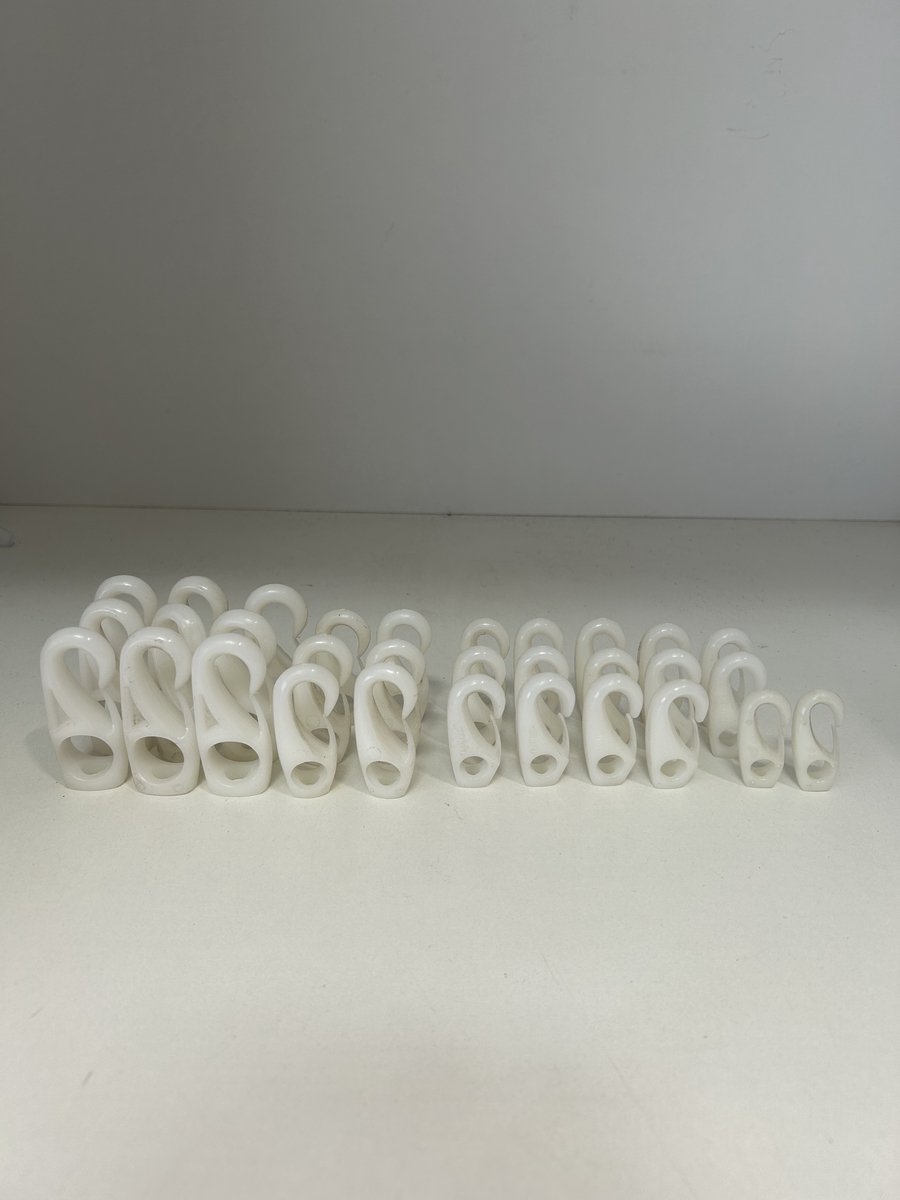 31 x Elastiek haak nylon 4mm-6mm-8mm-10mm