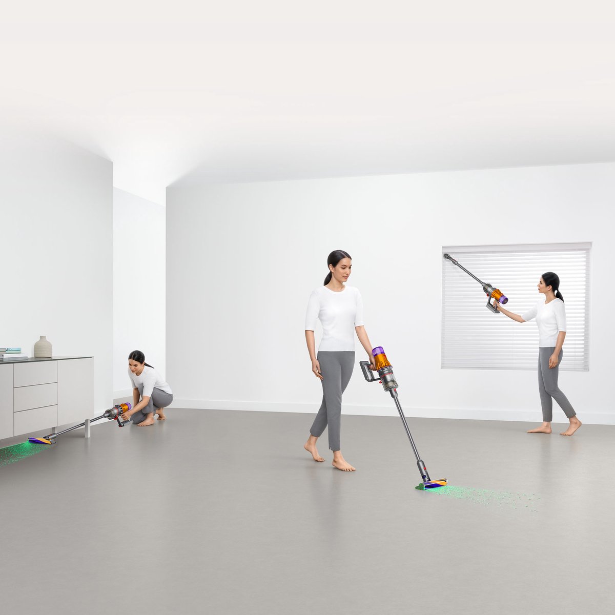 Dyson V12 Detect Slim Absolute - Steelstofzuiger - Nikkel/Geel - 150 Air Watts - Lichtgewicht — afbeelding 7