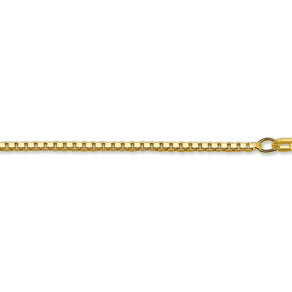 Gouden Venetiaans Ketting 1.3 mm 51 cm 14 karaats