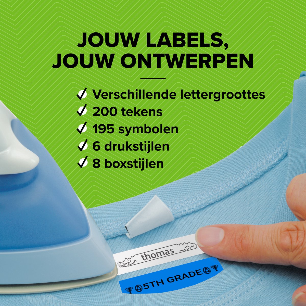 Dymo LetraTag LT-100T-labelmaker | Draagbare labelprinter met QWERTZ-toetsenbord | Zilver | Ideaal voor op kantoor of thuis thumbnail 5
