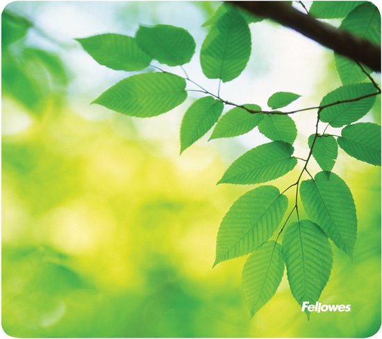 Fellowes Muismat duurzaam Earth Series Bladeren - Groen