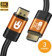 Bol.com Drivv. Premium HDMI Kabel 2.1 - Ultra HD High Speed 8K - HDMI naar HDMI - Geschikt voor Xbox Series X & PS5 - 3 meter - ... aanbieding