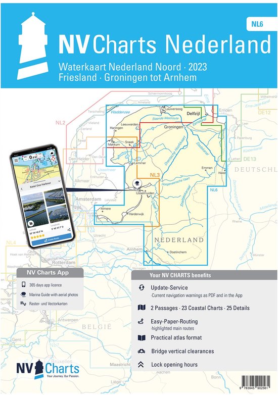 NV.Atlas NL6 - Friesland-Groningen tot Arnhem - cover