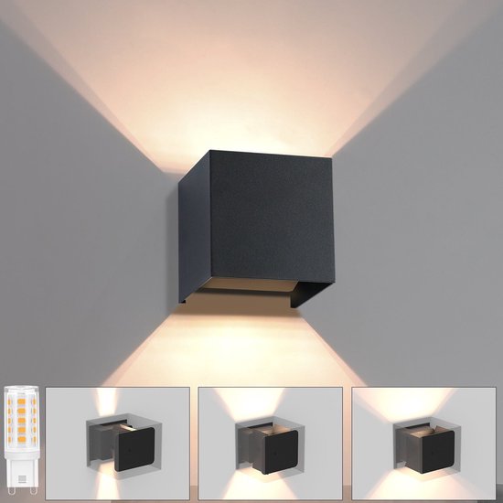 Calex Smart Outdoor buiten wandlamp RGB en CCT up & down 4W 690lm IP54 (5401002500