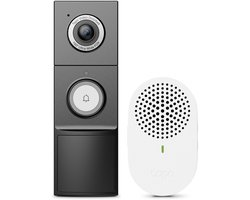 Tapo D235 Video deurbel met camera – inclusief chime/gong – 2K 5MP – Batterij of kabelvoeding- IP66-Slimme deurbel