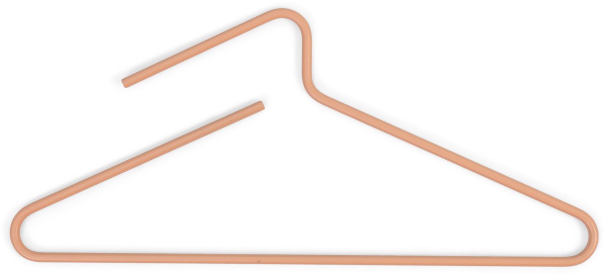 Spinder Design kledinghangers Hang-On - Clay Terra - set van 5 - Staal